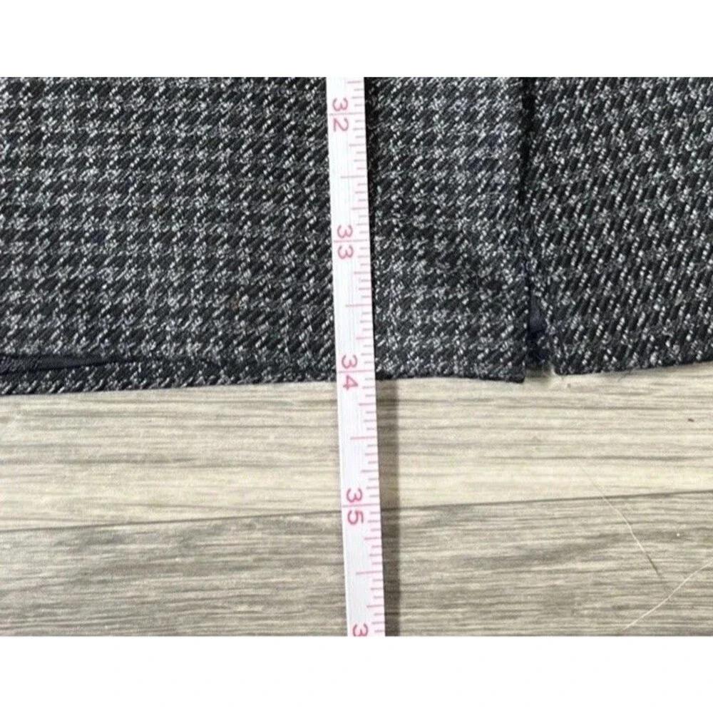 Oak Hill Blazer 4XL 58/60 Black Grey Micro Houndstooth Two Button Sport Coat